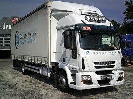 IVECO EUROCARGO 120E25 Valník, trojstranka, ALU vrata