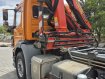 MERCEDES BENZ AXOR 1829 4X2 Hákový nosič kontejnerů s hydraulickou rukou na dálkové ovládání