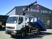 DAF LF 55.220 4X2 Hákový nosič kontajnerov s hydraulickú rukú