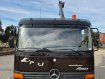 MERCEDES BENZ ATEGO 818 4x2 hákový nosič kontejnerů s hydraulickou rukou