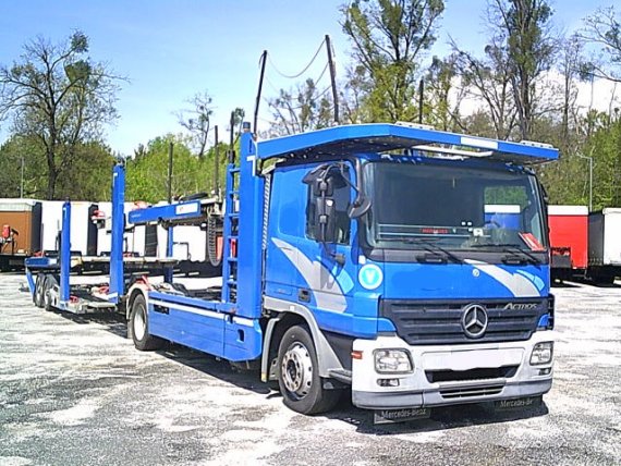 MERCEDES BENZ ACTROS 1844  Autoprepravník + príves KASSBOHRER