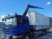 SCANIA P310 6X2 Valník+Plachta-rolovačka + RUKA + HR čelo